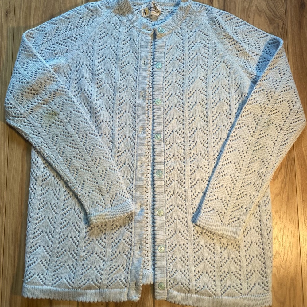 BANFF Co.- Grey (Blue Tone) buttoned cardigan